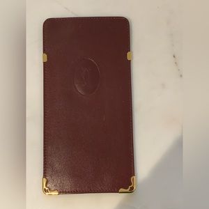 Authentic Cartier soft eyeglass case
